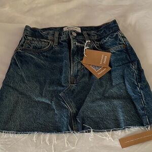 Reformation Blue Denim skirt